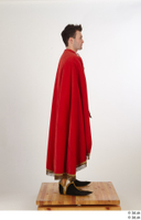  Photos Man in Historical Dress 28 16th century a poses red cloak whole body 0014.jpg
